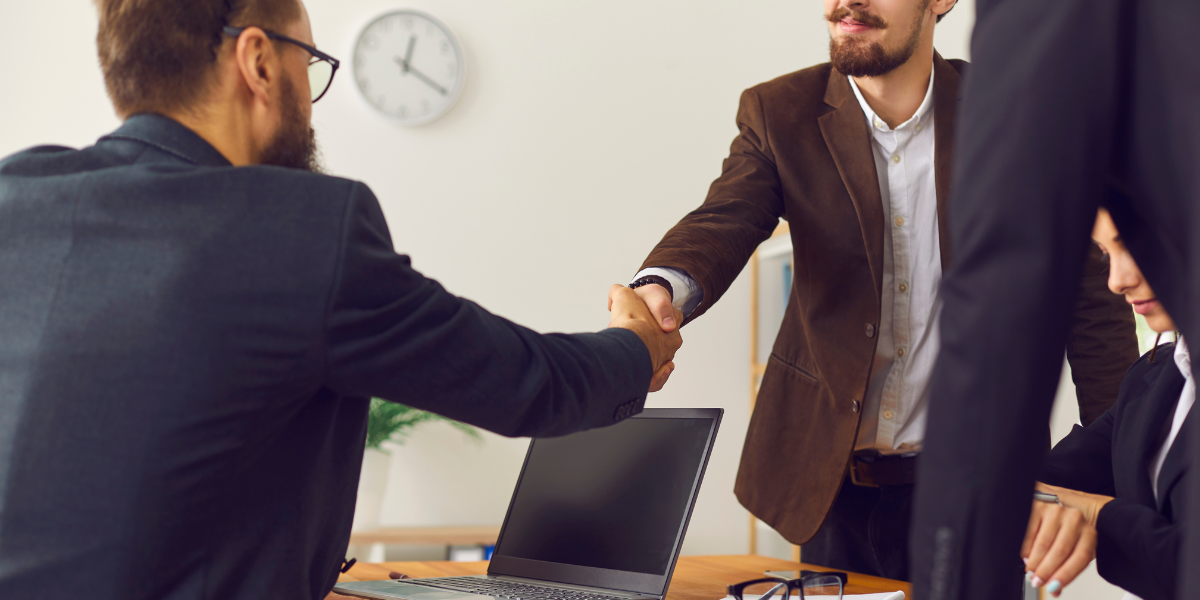 Advisor Shaking Hands