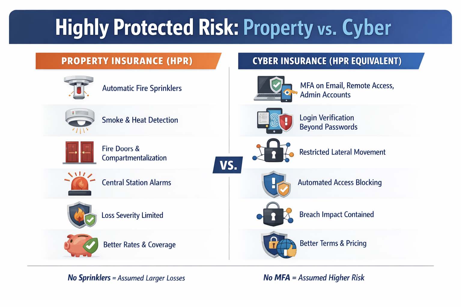 Highly Protected Risk: Property vs. Cyber