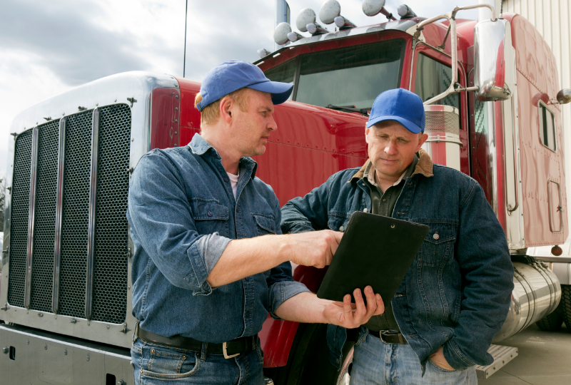 truckers-truck-paperwork